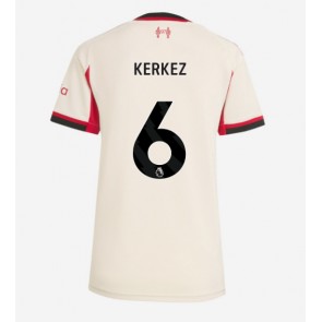 Liverpool Milos Kerkez #6 Udebanetrøje Dame 2025-26 Kortærmet